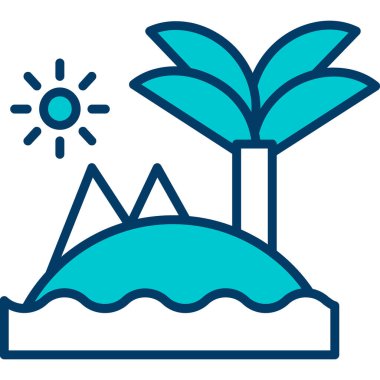 bitki simgesi vektör illüstrasyonu