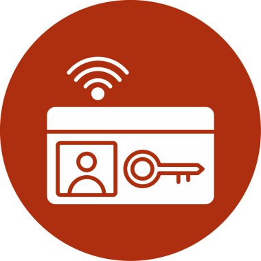 Kredi kartıyla. Web simgesi vektör illüstrasyonu