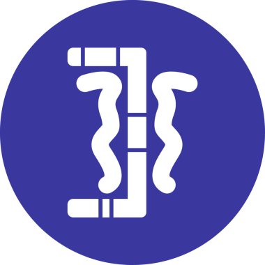 Mavi ve beyaz arkaplanın vektör çizimi