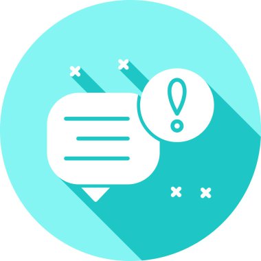 soru ve cevap simgesi vektör illüstrasyonu