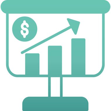 Dolar ile iş kavramının vektör illüstrasyonu