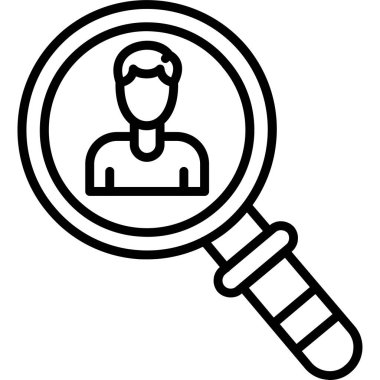 Ara. Web simgesi basit illüstrasyon