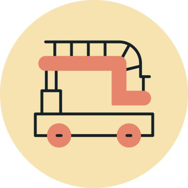 - Araba. Web simgesi basit illüstrasyon