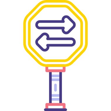 Çizgi film simgesinin vektör çizimi