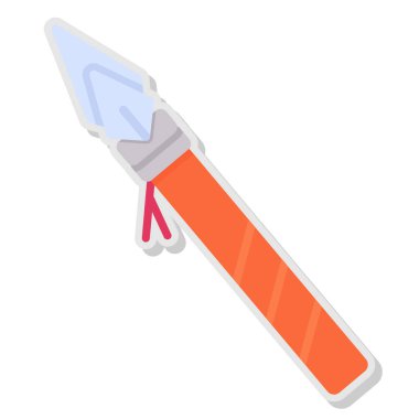 bıçak simgesi vektör illüstrasyonu