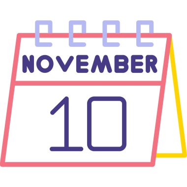 Kasım ayı tarihli takvim