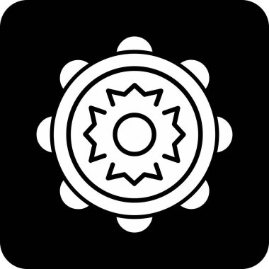 dişli simgesi vektör illüstrasyonu