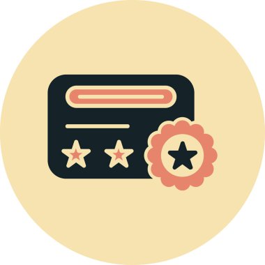 Bilet. Web simgesi basit illüstrasyon