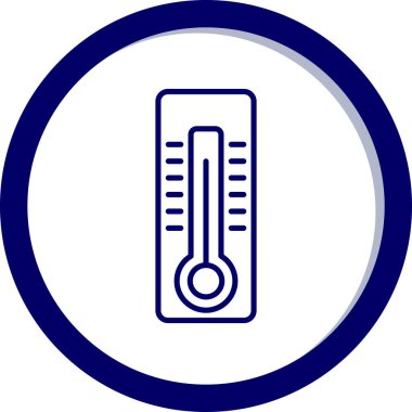 termometre simgesi vektör illüstrasyonu