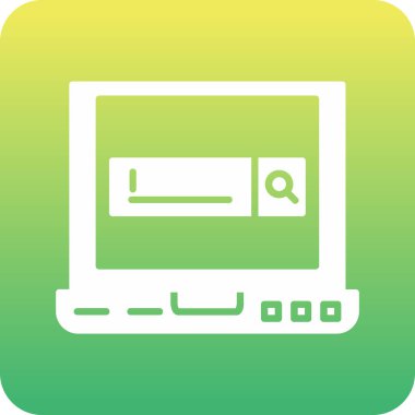 Eşsiz TV Vektörü Glyph Simgesi