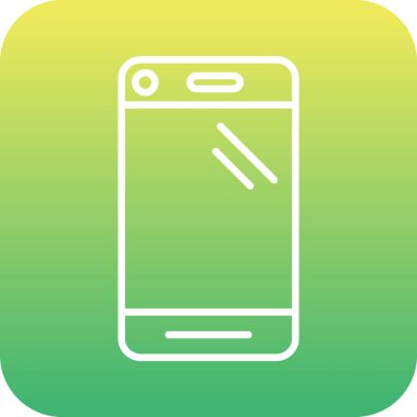Akıllı telefon simgesinin vektör illüstrasyonu