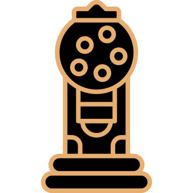 Çizgi film simgesinin vektör çizimi