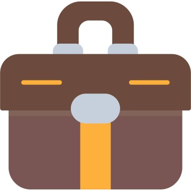 Çanta. Web simgesi basit illüstrasyon