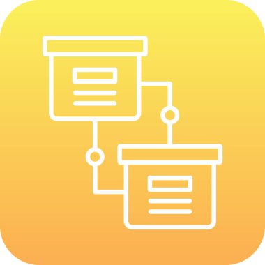 veritabanı. Web simgesi basit tasarım