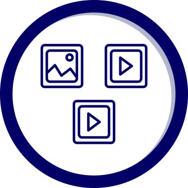 seo modern simgesinin vektör illüstrasyonu