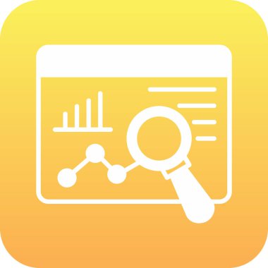 vektör Arama Simgesi illüstrasyonu