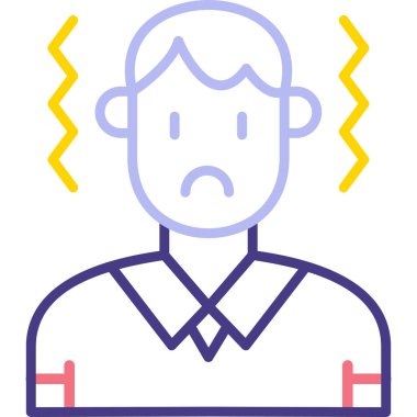 Kızgın adam. Basit tasarım