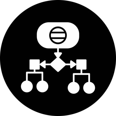 ağ simgesi, vektör illüstrasyonu basit tasarım