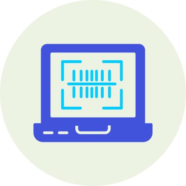 Bilgisayar. Web simgesi basit illüstrasyon