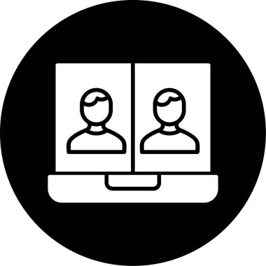 seo modern simgesinin vektör illüstrasyonu