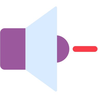 Ses. Web simgesi basit illüstrasyon