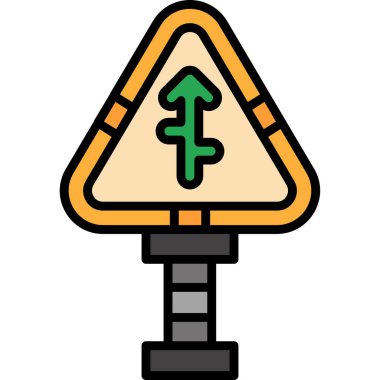 Bir ağaç simgesinin vektör illüstrasyonu