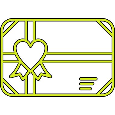 Aşk kartı vektör çizimine sahip akıllı telefon