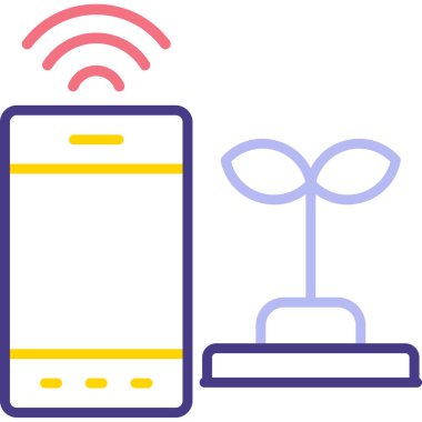 mobil simge vektör illüstrasyonu