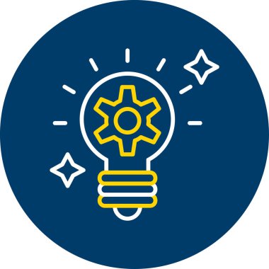 ampul simgesi vektör illüstrasyonu