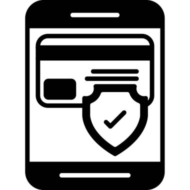 cep telefonu simgesi. Web tasarımı için akıllı telefon vektör simgelerinin basit çizimi