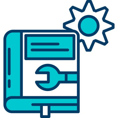 Bilgisayar dizin simgesi. Web için bilgisayar dizin vektör simgesinin özet çizimi