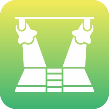 Modern yapı simgesinin vektör illüstrasyonu