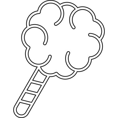 izole edilmiş bir silindir çizgisi - boyama kitabı