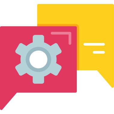 sohbet kabarcıkları vektör illüstrasyon.