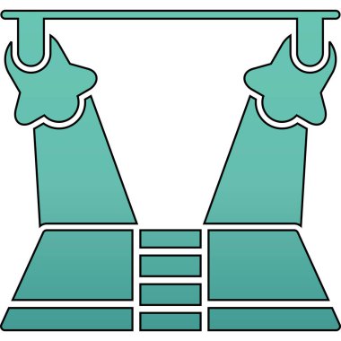 Köprü. Web simgesi basit illüstrasyon