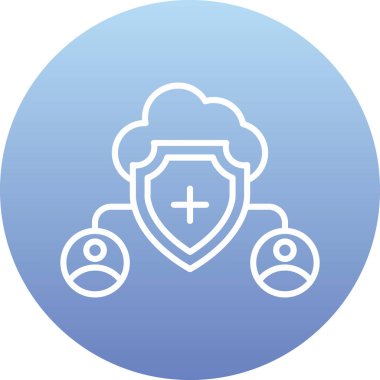 Modern simgenin vektör illüstrasyonu