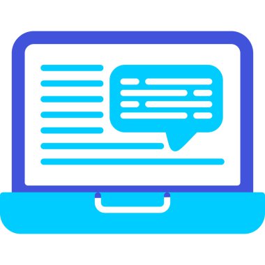 Bilgisayar. Web simgesi basit illüstrasyon