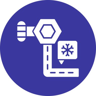 Termometre. Web simgesi basit illüstrasyon