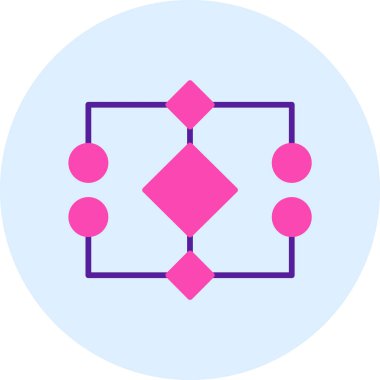 şebeke. Web simgesi basit illüstrasyon