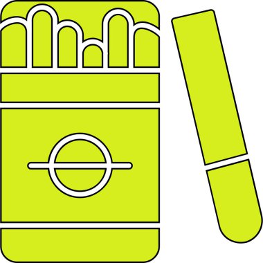 Gıda simgesinin vektör illüstrasyonu