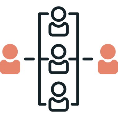 iş simgesi vektör illüstrasyonu