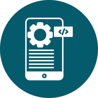 Web Geliştirme simgesi. vektör illüstrasyonu