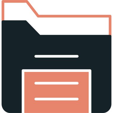 Dosya. Web simgesi basit illüstrasyon