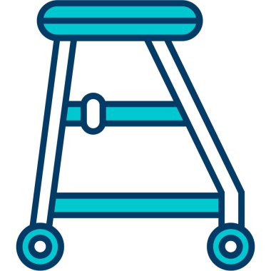 Swing simgesinin vektör illüstrasyonu