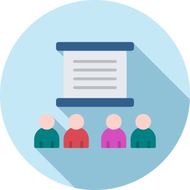 İş simgesinin vektör illüstrasyonu