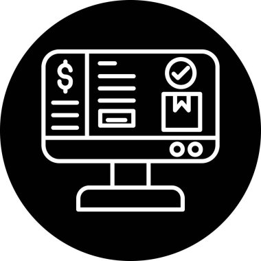 iş simgesi vektör illüstrasyonu