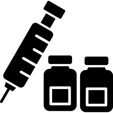 İlaç şişesi. Basit tasarım