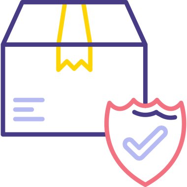 İzole edilmiş arkaplanda alışveriş simgesi, illüstrasyon, vektör işareti