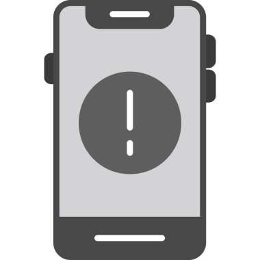 Anahat biçiminde telefon uyarı simgesi