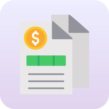 Para için. Web simgesi basit illüstrasyon